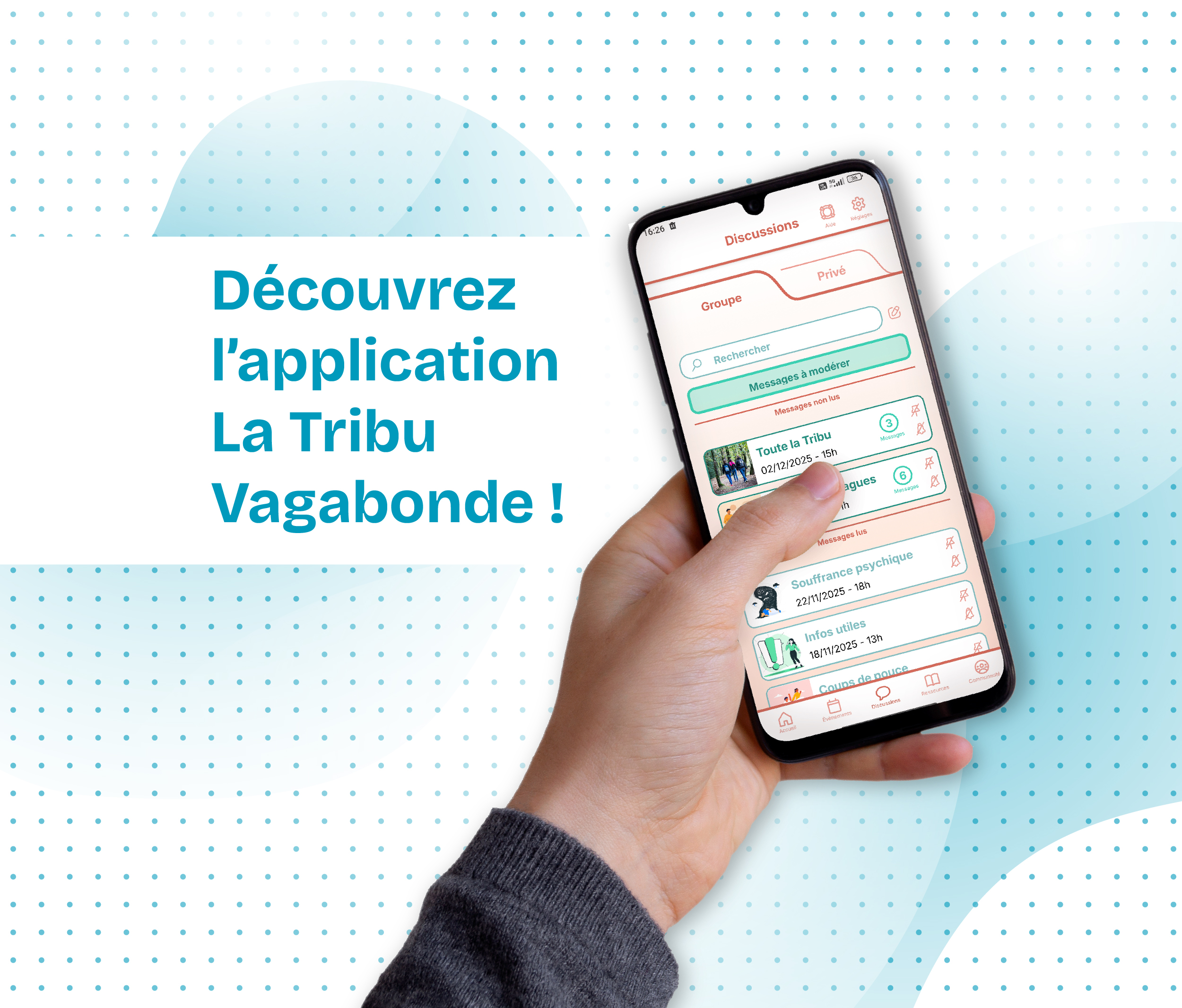 Découvrez l&rsquo;application « La Tribu Vagabonde » du Gem Itinérant